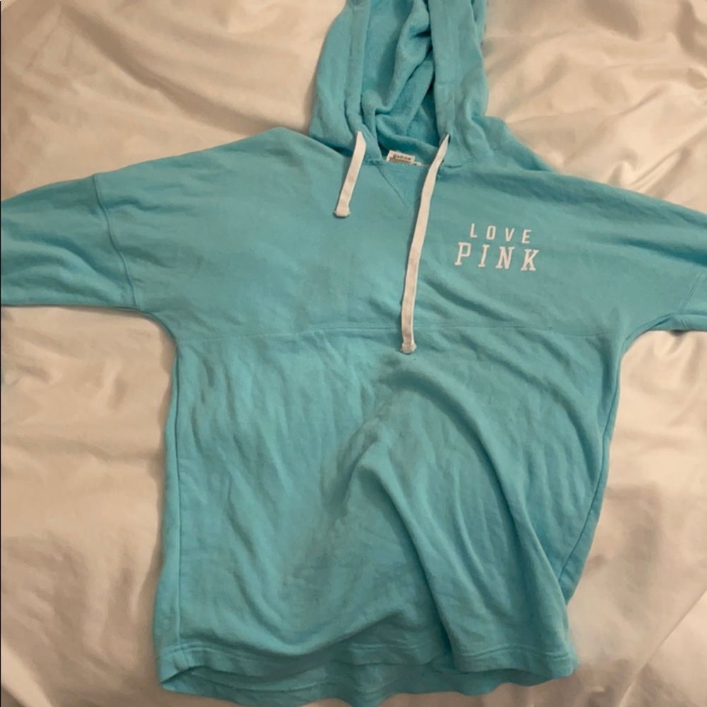 Light Blue PINK Hoodie
